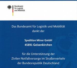 Bndesamt für Logistik und Mobilität - Unterstützung der Zivilen Notfallvorsorge im Straßenverkehr