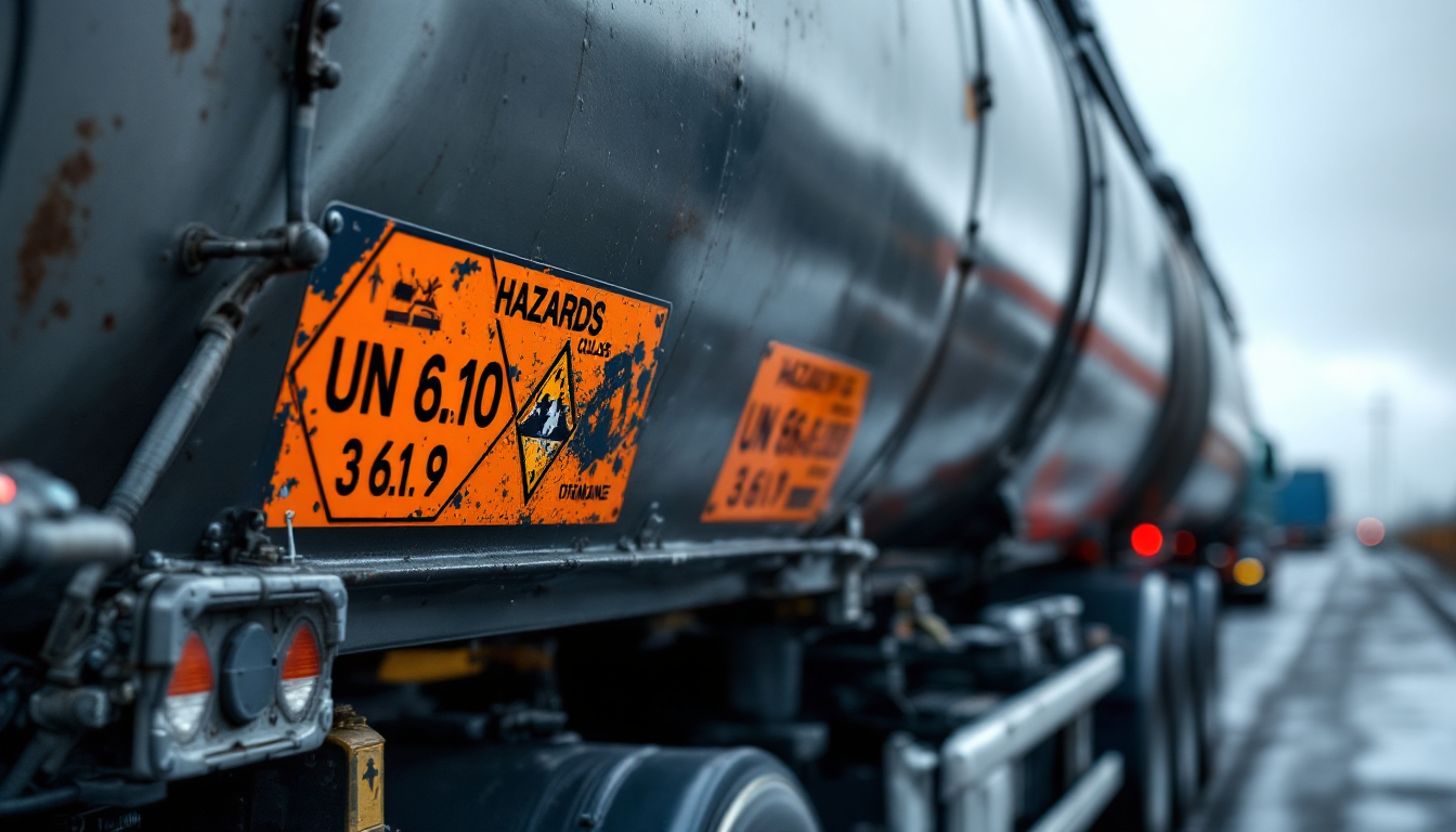 ADR-Transport: Verlader-Pflichten Klasse 3, 6.1, 8, 9